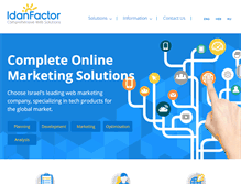 Tablet Screenshot of idanfactor.com